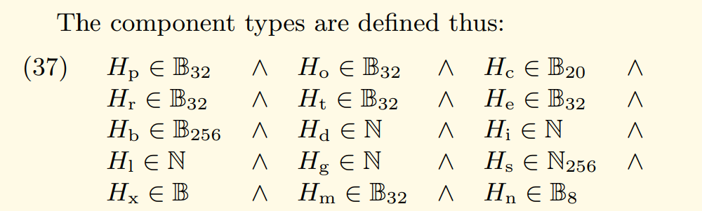 Ethereum Yellow Paper, page 6